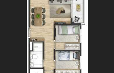 Imagem 3: Apartamento para venda possui 60 metros quadrados com 3 quartos em Mandaqui - São Paulo