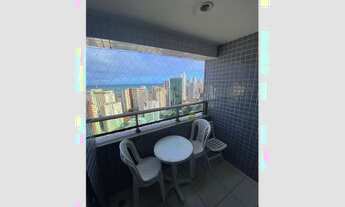 Imagem 2: Flat para locação no bairro de Boa Viagem - Recife/PE, 55m², 2 quartos, 1 suíte, 1 wc soci