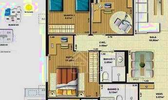 Imagem 3: Apartamento com 3 dormitórios à venda, 97 m² por R$ 981.120,00 - Icaraí - Niterói/RJ