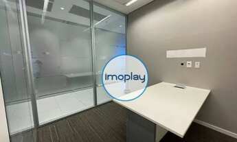 Imagem 7: Laje comercial de 1817m² semi-mobiliada com piso elevado e ar-condicionado