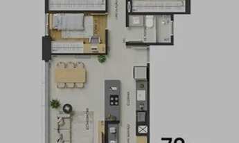 Imagem: Direitos apt. De79 mts com 2 vagas para