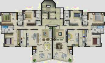 Imagem 2: Apartamento para venda com 131 metros quadrados com 3 quartos em Centro - Balneário Cambor