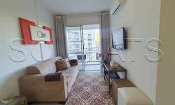 Imagem 7: Choice Panamby mobiliado com 35m² para locação próximo da Av. Hebe Camargo