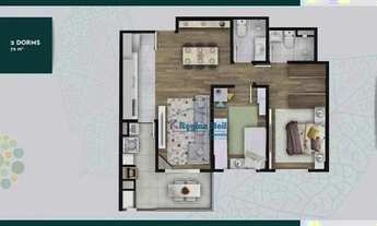 Imagem 6: Apartamento com 2 dormitórios à venda, 72 m² por R$ 634.202,88 - Bacacheri - Curitiba/PR
