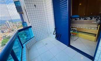 Imagem 6: Apartamento com 3 dormitórios à venda, 123 m² por R$ 630.000 - Vila Guilhermina - Praia Gr