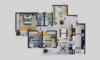 Imagem 2: Sucesso de vendas - 105 m² na planta