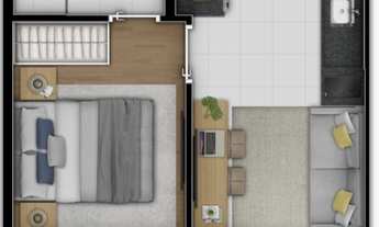 Imagem: Apartamento na Vila Olímpia com 27m² 1