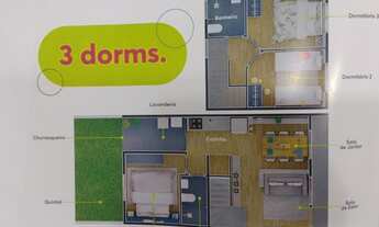 Imagem 7: Sobrado A VENDA -JARDIM DAS CEREJEIRAS- Bairro Eugenio de Melo, 74m² 3Dorm/1 Suíte