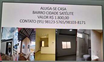 Imagem: Aluga se casa bairro Cidade satélite