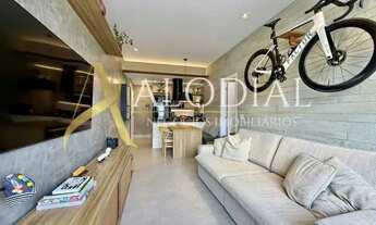 Imagem 2: ???Sala e quarto com dependência, andar alto, vista livre mar e Dois Irmãos, vaga na escri