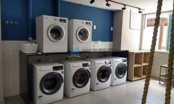 Imagem 4: Apto 02 quartos 01 suite 01 wc social 02 vagas Cond One Bento Albuquerque 810 Academia Lav