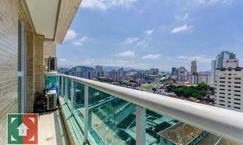 Imagem 5: Apartamento com 1 dormitório para alugar, 54 m² por R$ 3.800,00/mês - Gonzaga - Santos/SP