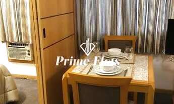 Imagem 7: Flat disponível para locação no Hotel Hampton Park, com 31m², 1 dormitório e 1 vaga