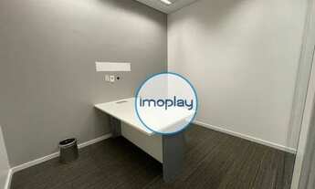 Imagem 5: Laje comercial de 1817m² semi-mobiliada com piso elevado e ar-condicionado