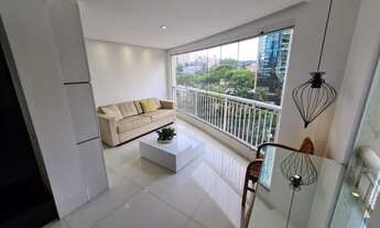 Imagem 7: Apartamento com 1 dormitório para alugar, 50 m² por R$ 6.500,00/mês - Cidade Monções - São