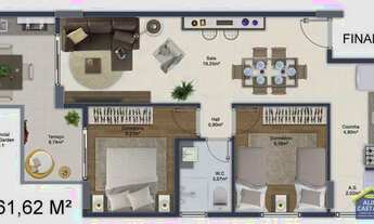 Imagem 3: AP 2 dorms, Vl Mirim, R$ 335,8 mil