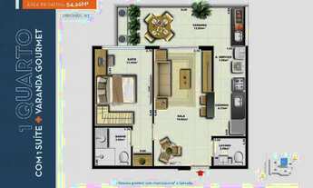 Imagem 3: Condomínio Wind Piratininga - Cobertura 2 quartos perto da Praia !