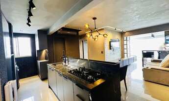 Imagem 2: Lindo Apto 100% mobiliado 3/4 sendo 2 suítes varanda gourmet 2 vagas