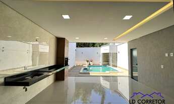 Imagem 2: Casa Presidencial com 3 suítes no Jardim Presidente, piscina e sauna defini o lazer privat