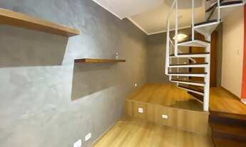 Imagem 3: Apartamento para aluguel possui 58 metros quadrados com 1 quarto,mesanino