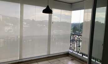 Imagem 3: Apartamento para aluguel tem 74 m², 2 dorms (1suíte), 2 vagas, varanda com vidro, vista li
