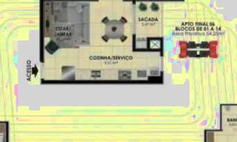 Imagem 4: Imóvel para venda com 54 metros quadrados com 2 quartos em Pedra Branca - Palhoça - SC