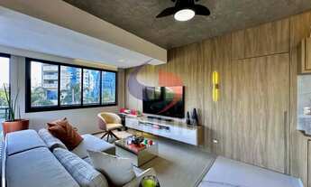 Imagem 3: Apartamento moderno e mobiliado para locação no Brooklin com 82m², 1 suíte, 1 vaga