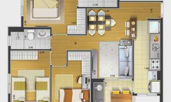 Imagem 4: Apartamento para Venda em São Caetano do Sul, Santa Paula, 2 dormitórios, 2 suítes, 2 banh