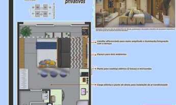 Imagem 6: Studios para venda tem 31m² e 28m² - metrô Ana Rosa