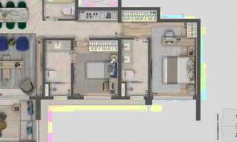 Imagem 7: Apartamento de luxo com 3 quartos, 136m2, à venda em São Paulo, Campo Belo