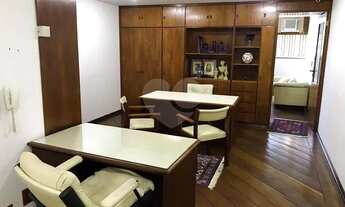 Imagem 5: Sala comercial. 300 metros do Metrô. Com móveis e dois banheiros. Andar alto