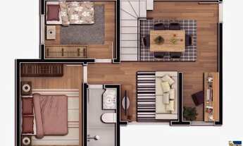 Imagem 4: RESIDENCIAL PARQUE EUROPEU SMART CONFORT - COBERTURA DUPLEX - 03 DORMITÓRIOS