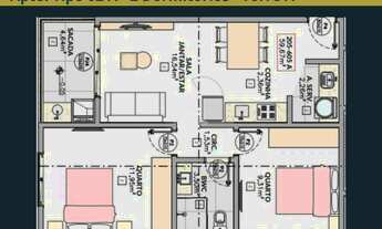 Imagem 2: Apartamento com 2 quartos/dormitórios no bairro Praia Grande, em Governador Celso Ramos