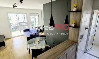 Imagem 2: APTO MOBILIADO- VARANDA GOURMT - 1 SUITE C/ AR COND- LIVING AMPLIADO! LAZER COMPLETO! 1 VA