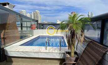 Imagem 1: Cobertura com 4 dormitórios à venda, 224 m² por R$ 1.990.000,00 - Ponta da Praia - Santos