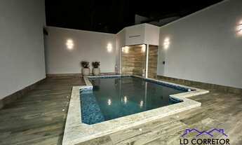 Imagem 7: Casa Presidencial com 3 suítes no Jardim Presidente, piscina e sauna defini o lazer privat