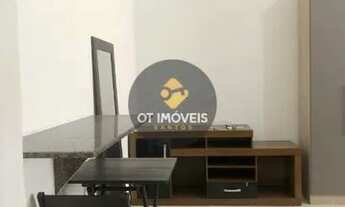 Imagem 3: Apartamento em Santos, na Pompéia; 01 dormitório; mobiliado; quadra da praia; locação R$2