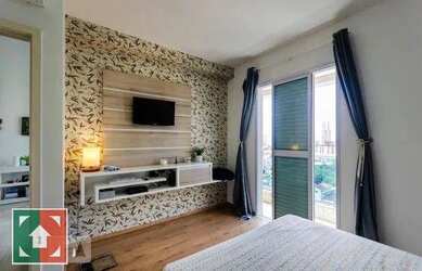 Imagem 7: Apartamento com 1 dormitório para alugar, 54 m² por R$ 3.800,00/mês - Gonzaga - Santos/SP