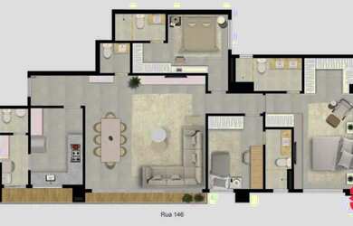 Imagem 5: Talk Marista - 138m² (03 Suítes) em Setor Marista - Goiânia, GO