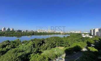 Imagem 3: Barra Peninsula Aquarela vista livre Pedra da Gavea e lagoa sol da manha andar alto 4 quar