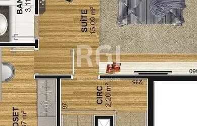 Imagem 5: Casa Condominio para Venda - 126.8m², 4 dormitórios, sendo 2 suites, 2 vagas - Tristeza