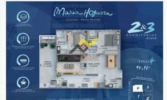 Imagem 3: Apartamento para Venda em Praia Grande, Aviação, 2 dormitórios, 2 suítes, 3 banheiros, 2 v