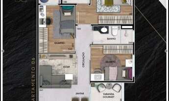 Imagem 2: Apartamento para venda com 69 m² 3 quartos sendo 1 suíte Varanda Gourmet Zona Sul Jardim O