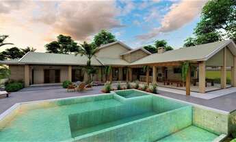 Imagem: Chácara na planta em um residencial de