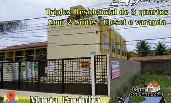 Imagem: Triplex Residencial tem 79m² com 3 quartos