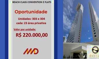 Imagem: Flat para venda possui 23 metros quadrados