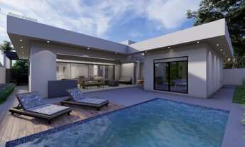 Imagem 3: Casa moderna no Cond Mont Blanc, 4 suítes, 1 master, piscina, 6 vagas