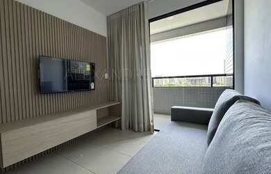 Imagem 2: Quarto sala novo e mobiliado no coração da Jatiúca