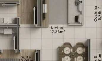 Imagem 2: Apartamento com 2 dormitórios à venda, 72 m² por R$ 655.000 - Centro - Itajaí/SC