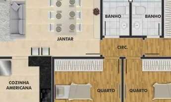 Imagem 2: Apartamento 3 quartos no Minas Brasil - Belo Horizonte